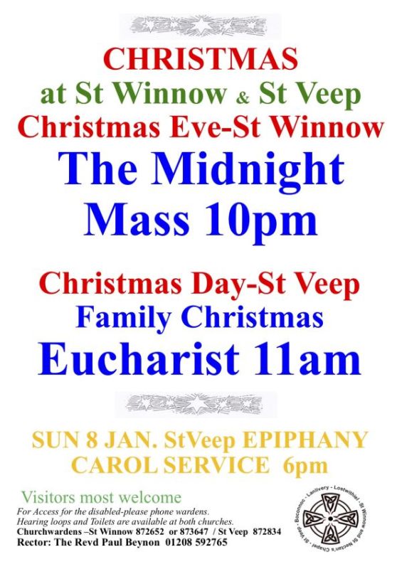 Christmas at St Winnow & St Veep